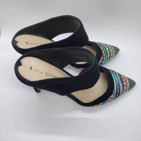 Via Spiga Dahlia 2 Pointed Toe Heels Size 7.5