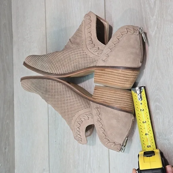Vince Camuto Women Palmina Leather Heels Boots shoes sz 11M