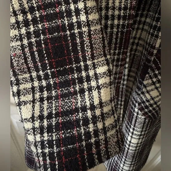 Vintage BCBG MAX AZRIA Tie Front Wool Blend Coat size S