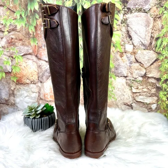 VINTAGE FRYE Tall Brown Riding Boots, 6M