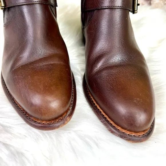 VINTAGE FRYE Tall Brown Riding Boots, 6M