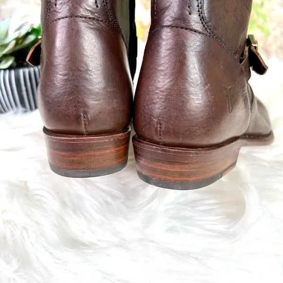 VINTAGE FRYE Tall Brown Riding Boots, 6M