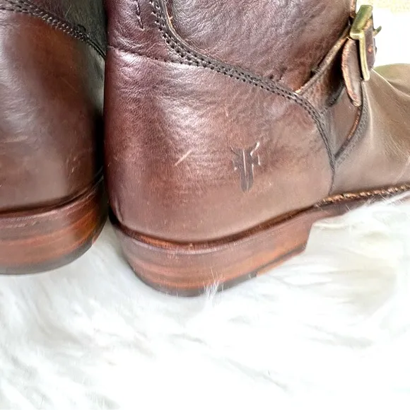 VINTAGE FRYE Tall Brown Riding Boots, 6M