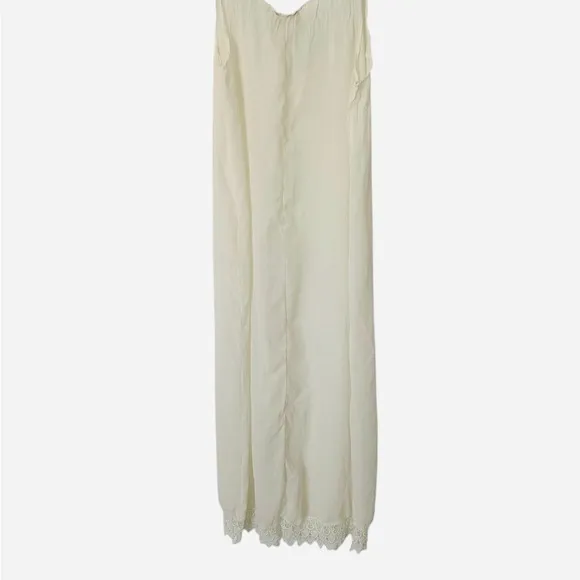 Vintage G. S. Towson &amp; Co. Cream long camisole dress /nightgown Sz M/L
