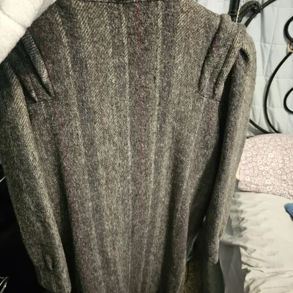Vintage Gray Wool Coat size 13