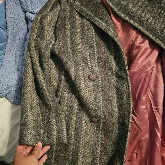Vintage Gray Wool Coat size 13