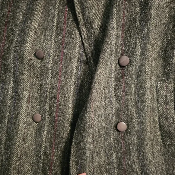 Vintage Gray Wool Coat size 13