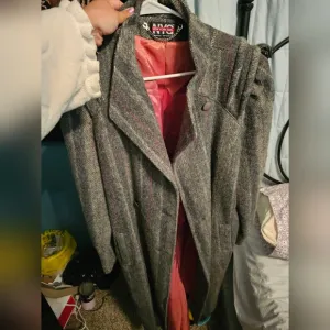 Vintage Gray Wool Coat size 13