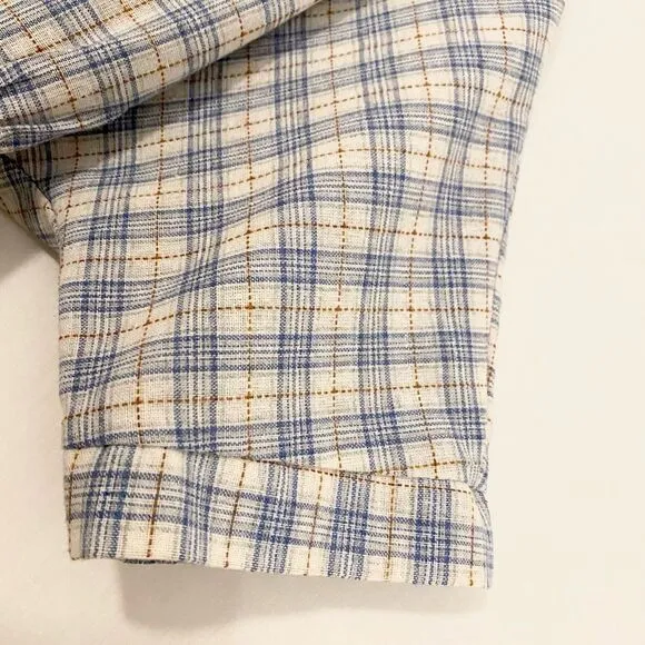 VINTAGE handmade plaid country farm dress.