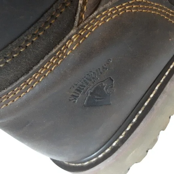 Vintage Herman survivors men's Denver waterproof work boots steel toe men's 13