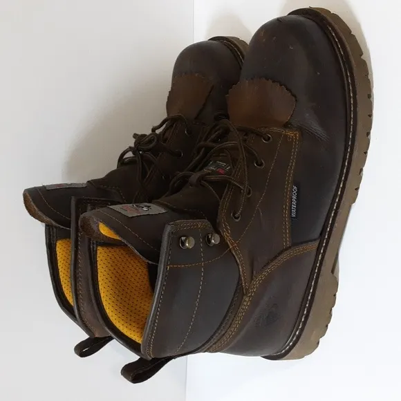 Vintage Herman survivors men's Denver waterproof work boots steel toe men's 13