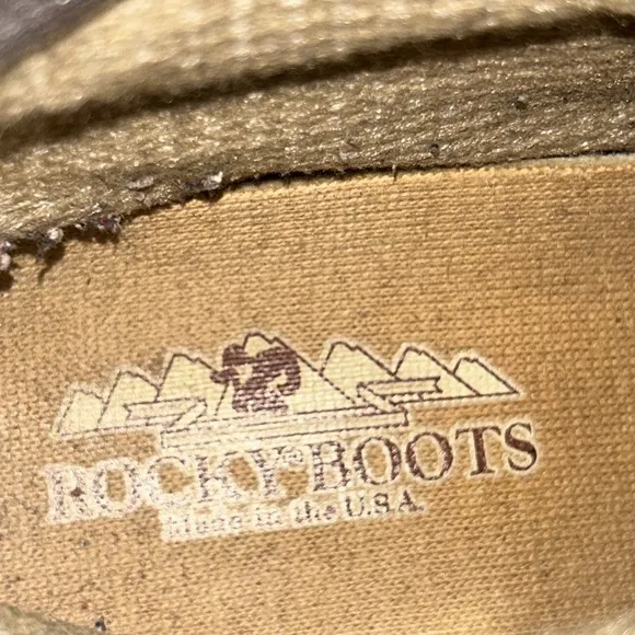 Vintage Rocky Outback Brown Leather Lace Up Gore-Tex Hiking Boots - M 6.5/W 8.5