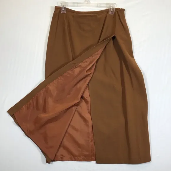 Vintage Valerie Stevens Womens 100% Wool Suit 2 Piece Set Size 14 Blazer Skirt