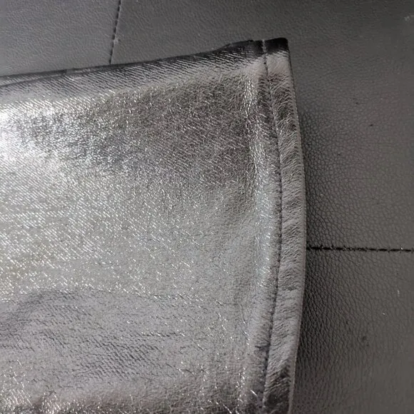 Vintage Wrangler 14MWZYB Faux-Leather Jeans.