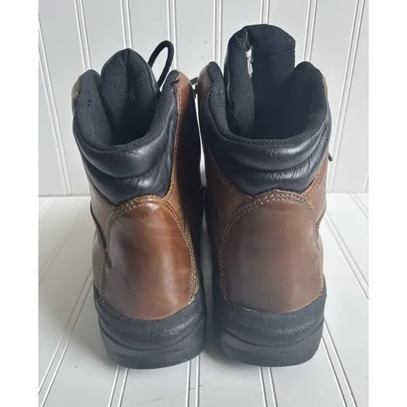 vintage Y2K brown Nike ACG hiking walking boots leather sport lace up 9.5 M