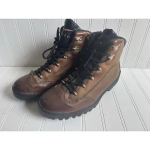 vintage Y2K brown Nike ACG hiking walking boots leather sport lace up 9.5 M