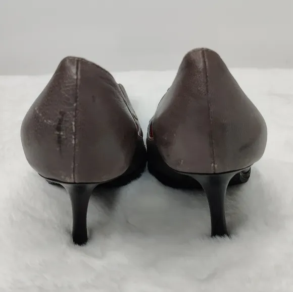 Vintage Y2K St John Gray Pump sz 6