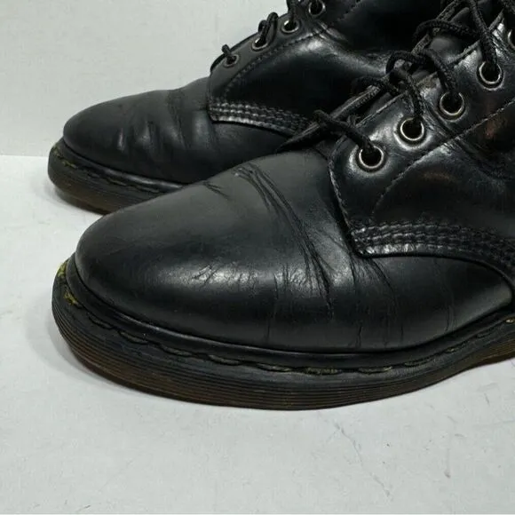 Vintage Dr. Martens 1460 Men’s 8 US Black Leather Combat Boots Made In England
