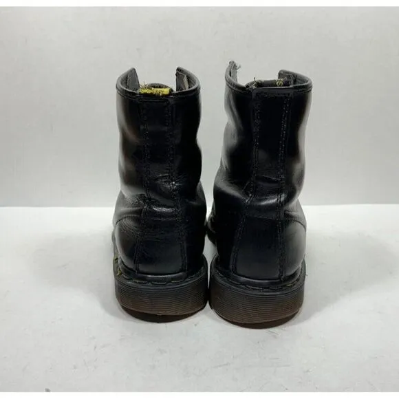 Vintage Dr. Martens 1460 Men’s 8 US Black Leather Combat Boots Made In England