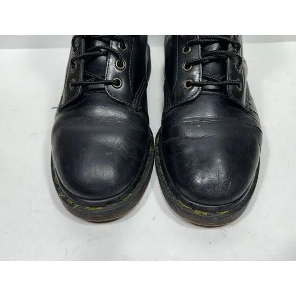 Vintage Dr. Martens 1460 Men’s 8 US Black Leather Combat Boots Made In England