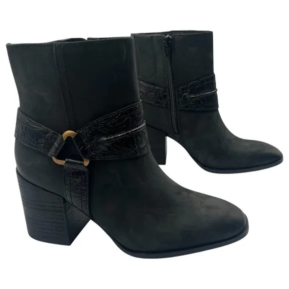 Vionic Carnelia Water Repellent Orthotic Arch Support Heeled Ankle Boots Size 6