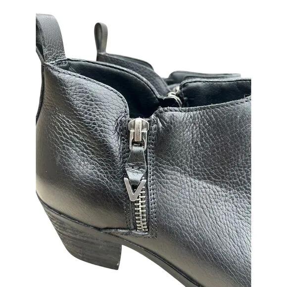 Vionic Cecily Ankle Bootie Boots Stack Heel 2&quot; Arch Support Comfort, Size‎ 7.5