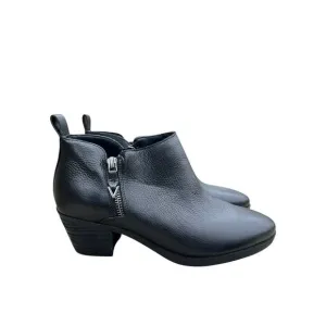 Vionic Cecily Ankle Bootie Boots Stack Heel 2&quot; Arch Support Comfort, Size‎ 7.5