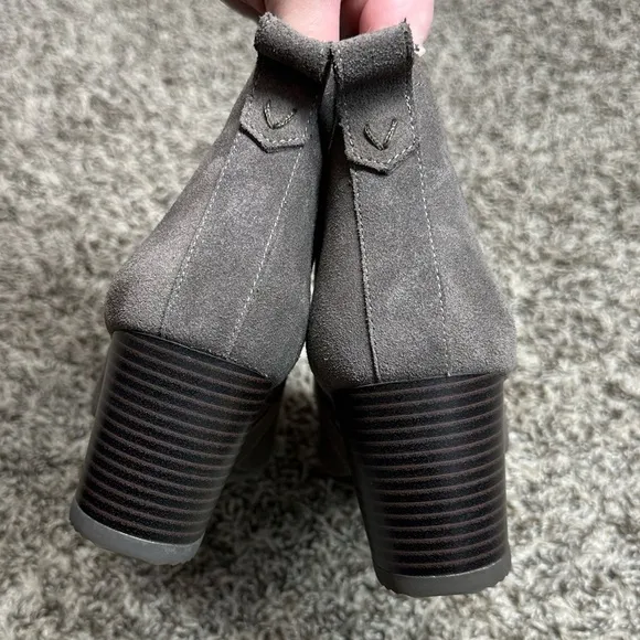 Vionic Paloma Wedge Ankle Boots Suede with Concealed Orthotic Arch Support 9.5​