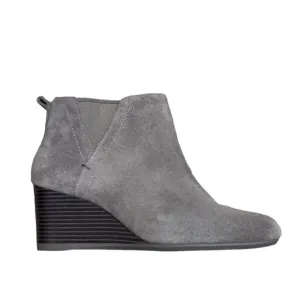 Vionic Paloma Wedge Ankle Boots Suede with Concealed Orthotic Arch Support 9.5​
