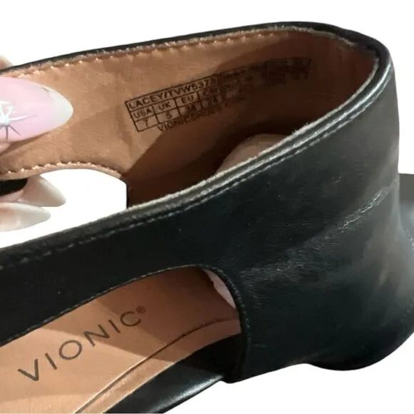 Vionic Perk Lacey Booties Heels