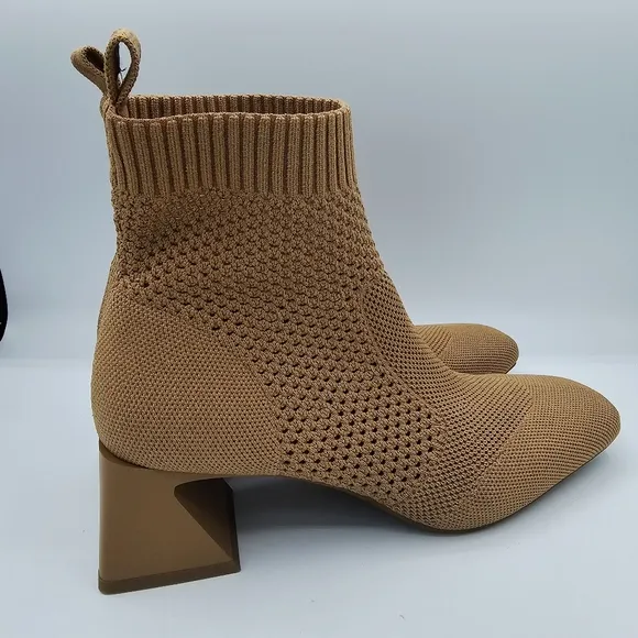 Vivaia Melissa Boots Square Toe Knit Perforated