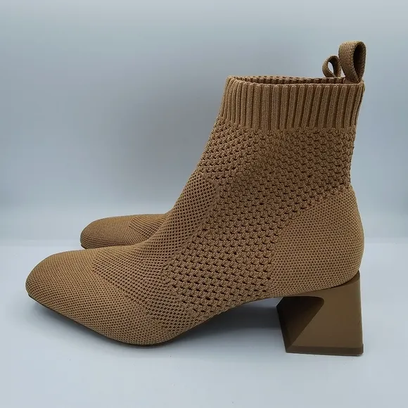 Vivaia Melissa Boots Square Toe Knit Perforated