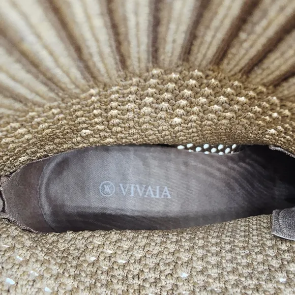 Vivaia Melissa Boots Square Toe Knit Perforated