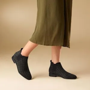VIVAIA Ryan Pro Women's‎ Ankle Boots Pull on Chelsea Slip on Short Square-toe