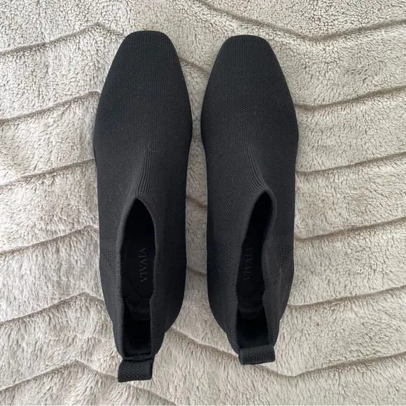 Vivaia Slip-On Square-Toe Ankle Chelsea Boots (Ryan Slip-On)