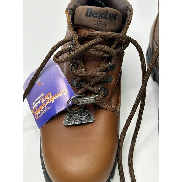 VTG Dexter Hiking Boots Women's 9W Brown DuPont Thermostat Fabric NWT No Box