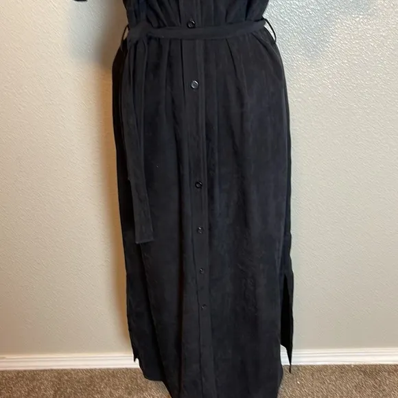 VTG Jane Ashley maxi button dress, Wm’s Sz Medium