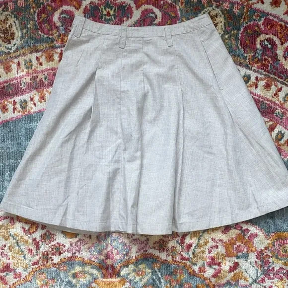 We The Free Suiting Pleated Mini Skirt NWOT