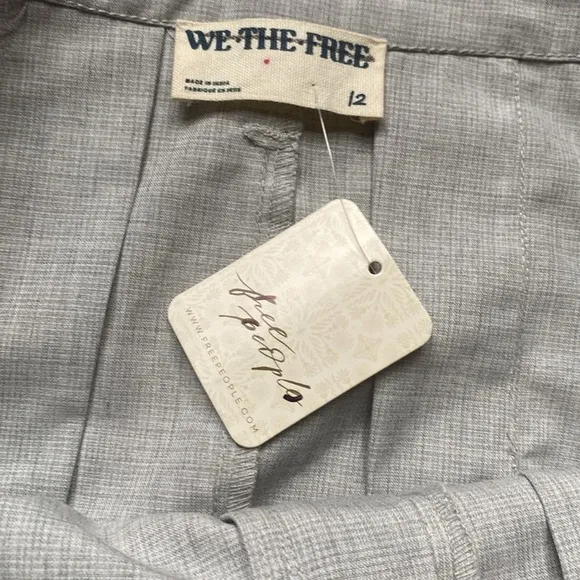 We The Free Suiting Pleated Mini Skirt NWOT
