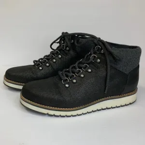 White Mountain Clifton Boots Womens 9 Black Lace Up