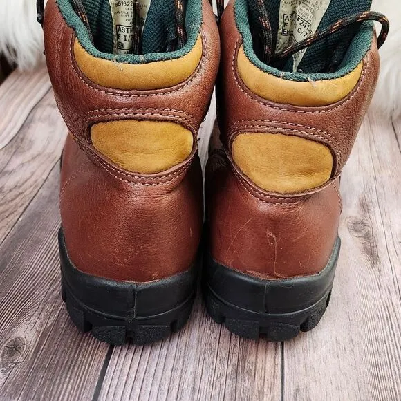 Wolverine Durashock leather lace-up hiking boots #03979 Sz 8.5