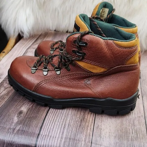 Wolverine Durashock leather lace-up hiking boots #03979 Sz 8.5