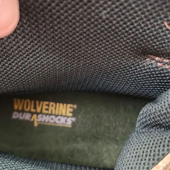 Wolverine Durashock leather lace-up hiking boots #03979 Sz 8.5