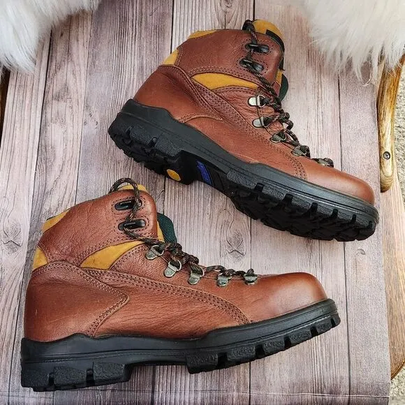 Wolverine Durashock leather lace-up hiking boots #03979 Sz 8.5