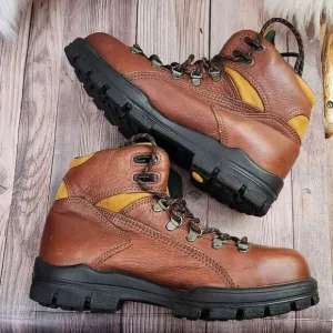 Wolverine Durashock leather lace-up hiking boots #03979 Sz 8.5