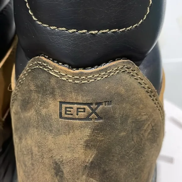 Wolverine Men Lace Up Boots 6&quot; Cabor EPX Waterproof Composite Toe Sz 14M Brown