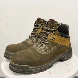 Wolverine Men Lace Up Boots 6&quot; Cabor EPX Waterproof Composite Toe Sz 14M Brown
