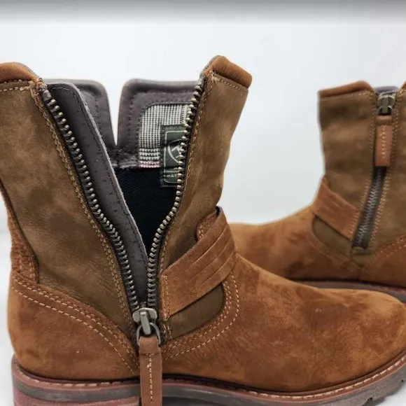 Women's 6.5 Ariat Savannah H20 suede western boots Roasted Toffee