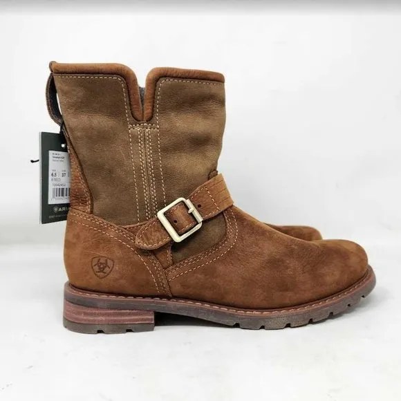 Women's 6.5 Ariat Savannah H20 suede western boots Roasted Toffee