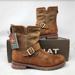 Women's 6.5 Ariat Savannah H20 suede western boots Roasted Toffee